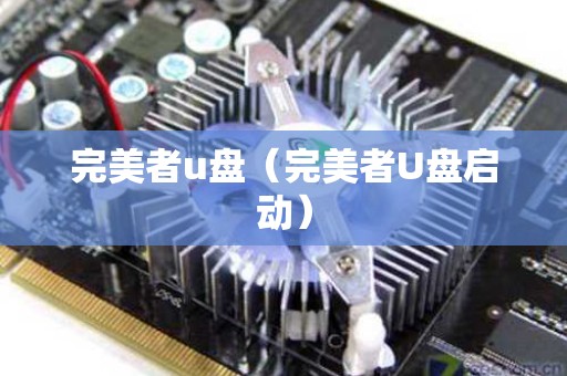完美者u盘（完美者U盘启动）