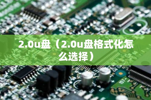2.0u盘（2.0u盘格式化怎么选择）