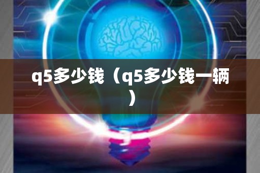 q5多少钱（q5多少钱一辆）