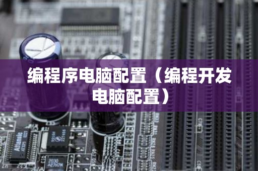 编程序电脑配置（编程开发电脑配置）