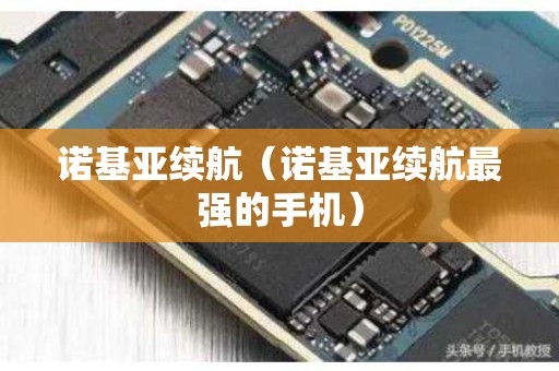 诺基亚续航（诺基亚续航最强的手机）