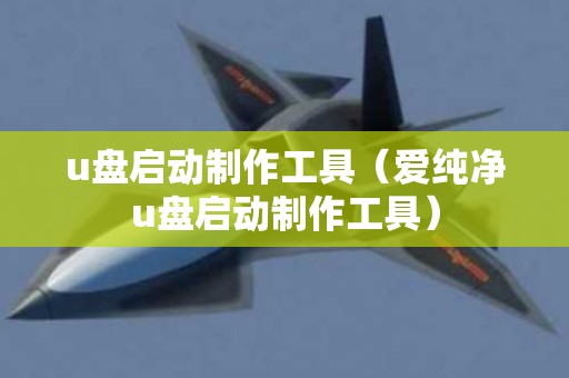 u盘启动制作工具（爱纯净u盘启动制作工具）