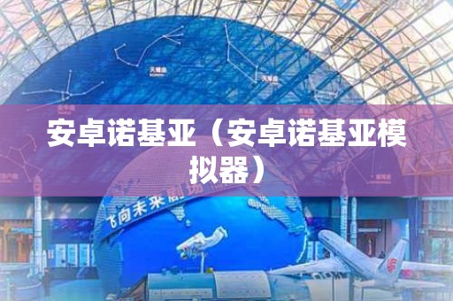 安卓诺基亚（安卓诺基亚模拟器）