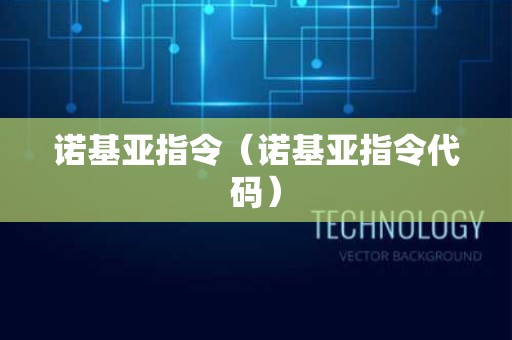 诺基亚指令（诺基亚指令代码）