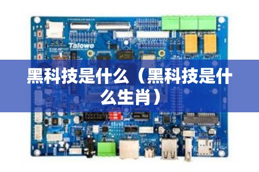 黑科技是什么（黑科技是什么生肖）