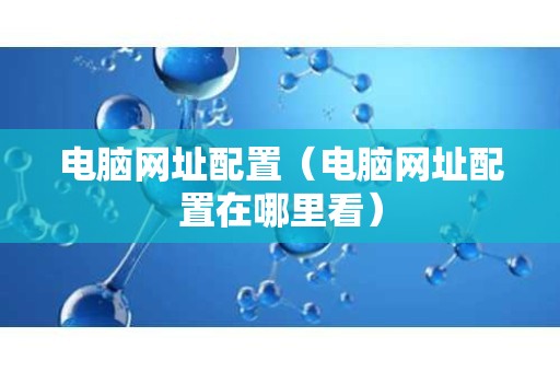 电脑网址配置（电脑网址配置在哪里看）