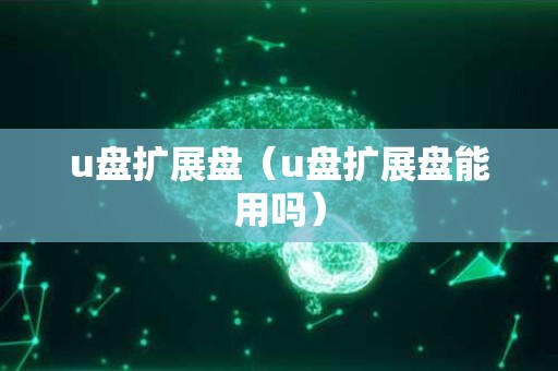 u盘扩展盘（u盘扩展盘能用吗）