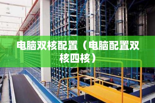 电脑双核配置（电脑配置双核四核）