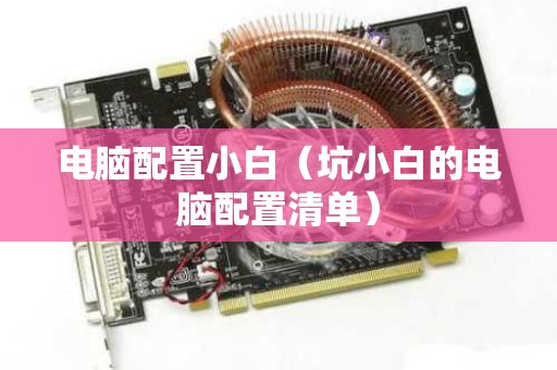 电脑配置小白（坑小白的电脑配置清单）