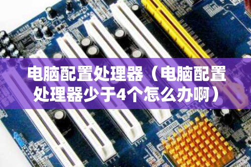 电脑配置处理器（电脑配置处理器少于4个怎么办啊）