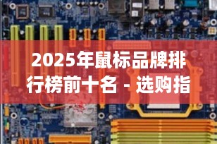 2025年鼠标品牌排行榜前十名 - 选购指南与推荐