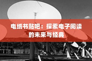 电纸书贴吧：探索电子阅读的未来与经典