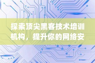 探索顶尖黑客技术培训机构，提升你的网络安全技能