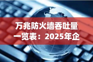 万兆防火墙吞吐量一览表：2025年企业级防火墙性能参数全解析
